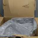 Lazy Susan Cabinet Organizer Bins for 26"/ 28"/ 32" Diameter Corner Organizer, Plastic Cabinet Storage Bin, 1/8 Wedge - Food Safe, BPA Free, with Non-Slip Pads (for 32" Diameter, 6 Pack)