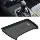 Auovo Phone Charging Mat Compatible with Subaru Crosstrek Impreza Accessories 2024 2025 2026 Car Custom Silicone Center Console Charging Protective Mat Pad 1 Piece (Black)