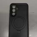 Magnetic & Stand for Samsung Galaxy S25 Case Waterproof[Built-in Screen Protector][Fit for Magsafe][Invisible Kickstand] 360 Full Body Sealed Protective Dustproof Shockproof Case Black