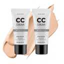 CC Cream for Older Women, 2 Packs Skin Tone Adjusting CC Cream, CC Creams Self Adjusting for Mature Skin, Moisture, For All Skin Types, Lightweight & Hydration, All-in-One Gentle Daily Moisturizer