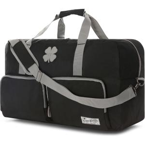 Lucky Travel Duffel Bags 115L, Gym Bag, Travel Bag & Large Duffle Bag for Men, Foldable Overnight Weekender Bags for Women & Men with Adjustable Shoulder Strap, Black