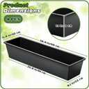 4 Pcs 12 Gallon/48 Quart Large Capacity Livestock Water Trough, 39 Inch Long Plastic Livestock Feeding Trough for Pig, Calves, Sheep, Horses, Alpacas and Goats Farm Animal Feeding