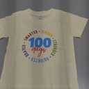 100 Days of School Shirt Kids Toddler Boys Girls 100th Day of School Costume T-Shirt Short Sleeve Tops Graphic Tee 3-4T