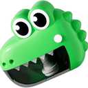 Bath Bubble Maker - Animal Automatic Foam Sprayer, Tub Bubble Blower, Interactive Creates Fun Bubbles for Kids, Boys and Girls, Party Toy, Birthday Easter Shower Use 7.52x5.98x3.54 Inches (Crocodile)