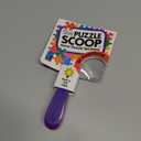 Ceaco Puzzle Scoop with LED Light & 3X Magnifier  Jigsaw Puzzle Accessory for Lifting & Moving Sections, Low Vision Aid, Puzzle Tool Gift for Adults & Seniors