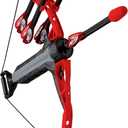 NERF Rip Rocket Bow and Arrow Set - Rip Rocket Blaster Soft Foam Bow + Arrow Set - Indoor + Outdoor Play - Bow and (4) Foam Tip Arrows - RIPROCKET Air Powered Bow and Arrow
