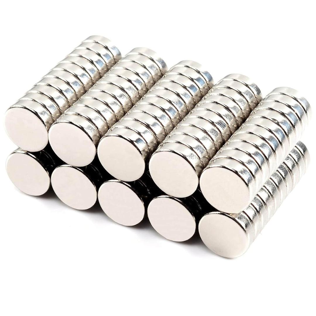 10x3mm 100 Pcs Strong Small Neodymium Magnets, Round Rare Earth Magnets Heavy Duty, for Whiteboard, Decorative Neodymium Magnet