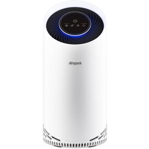 Air Purifiers for Home Large Room Bedroom Up to 2400 Ft with 4-Stage Ture HEPA. Airspark Air Filter Captures 99.99% Dust Smoke Pollen Daner. Air Cleaner for Pet Hair Odor Eliminator 22dB Night Light