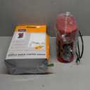 Single Serve One Cup Coffee Maker, for K Cups and Grounds, Mini Coffee Maker with Portable Handle, 6 to 12 Oz Brew Size, for Travel, Camping, Office, RV and Dorm, 120V, Vintage Red