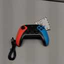 Wireless Switch Controller for Nintendo Switch/Switch 2/Lite/OLED Controller, Switch Controller with a Mouse Touch Feeling on Back Buttons, Extra Switch Pro Controller with Wake-up,Programmable, Turbo Function (Red+Blue)