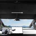 Cybertruck Sun Shade Windshield Sun Visor for 2026 2025 2024 Tesla Cybertruck, Custom Fit Front Window Sunshade, Blocks Heat & UV, Keeps Interior Cool, Cybertruck Accessories for Sun Protection, Cybertruck-Windshield Sunshade