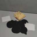 Yeaqee 80 Pcs Christmas Ornament Scratch Cards Christmas Scratch Paper Rainbow Art with Drawing Sticks and Ribbons DIY Xmas Magic Paper for Winter Xmas Home Party DIY Activities (Ornament)