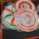 10 Inch Peach Paper lanterns, Chinese Japanese Lanterns Bridal Shower Wedding Birthday Party Supplies(Set of 8, Multicolor)