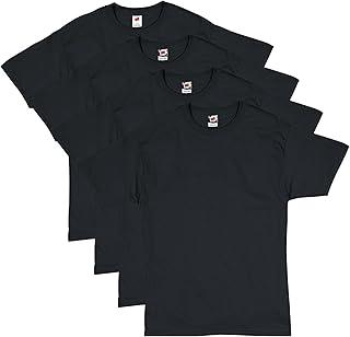 Hanes Men's Short Sleeve T-Shirt Pack, Big & Tall, Crewneck Cotton T-Shirts for Men, Value Packs L