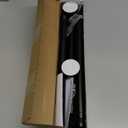 Ausemku Shower Curtain Rod 32-80 Inch Adjustable - 1 Inch Diameter Heavy Duty No drill Spring Tension Shower Rod, Non-Slip Rustproof Telescopic Rod for Bathroom, Black