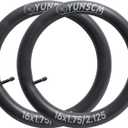 YUNSCM 16" Bike Tubes 16x1.75/2.125 Schrader Valve 47/57-305 Bicycle Tubes Compatible with 16 x 1.75 16x1.90 16 x 1.95 16x2.0 16 x 2.10 16 x 2.125 Bike Tire Tubes