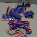 4 Pack Blaster Set for Kids Ages 5+ | 80 Foam Darts & 4 Wrist Bands | Team Battle Toy Gift - Christmas Birthday Easter Party