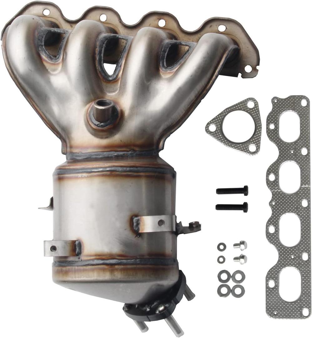 Front Catalytic Converter Compatible with Chevrolet Cruze 2011-2015, Chevrolet Sonic 2012-2015, Saturn Astra 2008-2009 1.8L (EPA Compliant)