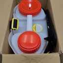 4.2 Gallon Battery Powered Backpack Sprayer - 6 Nozzles, 80 PSI Cutoff Pressure, Long Battery Life, Wide Mouth, High-Pressure Spray Hose, Pressure Knob Controller