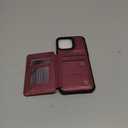 Vinich for iPhone 16 Pro Max Wallet Case with Card Holder, RFID Blocking Credit Slots Kickstand Shockproof Phone Cover Fit for iPhone 16 Pro Max 6.9" Burgundy