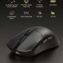 G59 Wireless Gaming Mouse, PAW3950 Sensor, 30,000 DPI, 8000Hz Polling Rate, Programmable Buttons, RGB 68g Tri-Mode Lightweight Esports Mouse for PC/Laptop/Mac