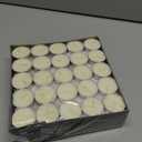 Amari 12g Tea Lights - 100 Pack Tea Light Unscented Candle - Lasts for 3-5 Hours (White)
