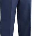 Red Kap Men's Wrinkle-Free Regular Fit Twill Blend Work Pants (30W x 30L, Navy)