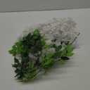White Wisteria Hanging Flowers 3.6 Feet/Piece Artificial Fake Wisteria Vine Rattan Hanging Garland Silk Flowers String for Home Party Wedding Garden Outdoor Décor