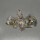 HOMOTEK 10 Pack Drawer Bin Cup Pulls Dresser Pulls for Cabinets Brushed Brass - 3 Inch Hole Centers Furniture Handles,Kitchen Cabinet Hardware