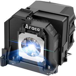 Araca ELPLP80 /V13H010L80 Projector Lamp with Housing for Epson BrightLink 595Wi PowerLite 585W 585Wi 580 EB-595Wi EB-1420Wi EB-585W EB-585WS EB-1430Wi Replacement Projector Lamp