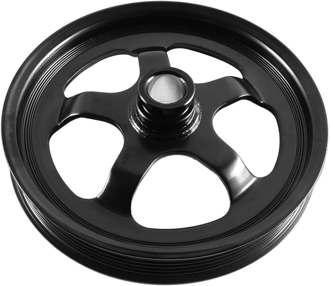 MGWILL Steel Power Steering Pump Pulley for 1998-2002 LS1 Camaro Firebird Replaces 12559885