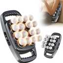 16 Head Massage Gun, Deep Tissue Percussion Massager with 30 Intensity Levels & 3 Smart Modes, Quiet Electric Muscle Massage for Back Neck Shoulder Leg, Handheld Percussion Therapy for Pain Relief