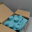 25 PCS Silicone Baking Pans Set, Nonstick Bakeware Sets with Round/Square Cake Pans, Muffin Pan, Baking Cups and Spoons for Bread, Cupcakes and Desserts (01-Blue)