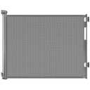 Retractable Baby Gate for Stairs and Doorways, 55" Wide x 33" Tall Mesh Dog Gate for Indoor & Outdoor Use, Safety Gate for Babies and Pets, Child Gates for Hallways, Hardware Mounted, Gray