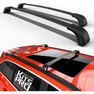 KitsPro 260lb Roof Rack Cross Bars for 2014-2019 Toyota Highlander SE XLE LE Plus Limited, Matte Black Heavy Duty Aluminum Cargo Crossbar