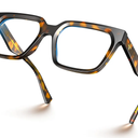 VISOONE Rectangle TR90 Blue Light Blocking Glasses Computer Eyewear with Preppy Look for Women and Men Cougar