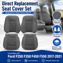 NLQR Full Set Seat Cover Fit for Ford F250 F350 F450 F550 F150 2015-2021