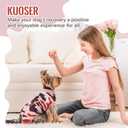 Kuoser Recovery Suit for Dogs Cats After Surgery, Professional Pet Recovery Shirt Dog Abdominal Wounds Bandages, Substitute E-Collar & Cone,Prevent Licking Dog Onesies Pet Surgery Recovery Suit M