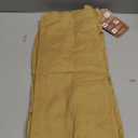 Kinghua Mens Baggy Cargo Pants Casual Loose Fit Elastic Waist Cotton Twill Cargo Pants,46 , Khaki