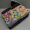 262 Colors Alcohol Markers with APP, Dual Tip Art Marker for Adults Coloring Books, Alcohol Ink Based Illustration Markers Set for Adult Artist Drawing Sketching Painting Lettering Cards