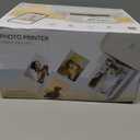 HPRT Photo Printer 4x6,+108 Sheets&2Ribbon,Phone Instant Picture Printer for iPhone, Android, Portable Photo Printers for Home Use (Beige)