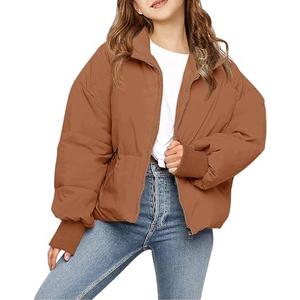 rrhss Girls Winter Long Sleeve Zip Puffer Jacket Kids Baggy Short Down Coats Size 130