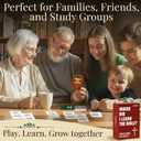 QUOKKA Bible Trivia Game for Adults  500 Bible Questions for Christians  Fun Christian Trivia Card Games for Adults & Family  Religious Gifts for Men and Women - 4 Rich Categories to Learn and Play