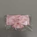 LuSeren 2 PCS Double Layer Hair Bows Pink Hair Ribbon Clips Ponytail Holder Accessories for Women Girls Toddlers Teens Kids