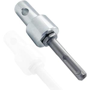 Ice Fishing Auger Drill Adapter - SDS Plus to 1/2" Thread Keyless Power Drill Chuck Adapter for Impact Driver Accessories, 1 Pcs