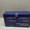 3 Handles Shower Faucet Set with Tub Spout Bathtub Shower Faucet Combo Set Shower System Complete Tub and Shower Trim Kit Brushed Nickel Wall Mounted Shower Fixtures