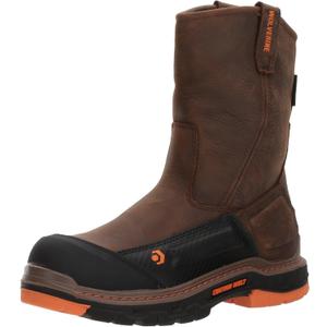 Wolverine mens Overpass 10" Composite-toe Wellington Boot, Brown, 10 US   