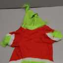 Abbylike Dog Christmas Outfit Holiday Pet Character Green Hoodie Shirt with Hat for Dogs and Cats Christmas Pet Clothes Cute Dog Christmas Outfit Cosplay Party as Shown(Classic,M) (M(Neck:14.56" Chest:17.32" Back :12.99"))