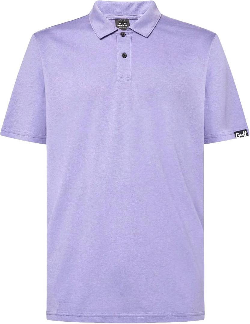 Oakley Mens Polo (Small, Purple)