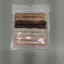 8Pcs Silk Scrunchies Hair Ties for Women & Girls, Mulberry Silk Scrunchies No-Damage Thin Satin Ponytail Holders for Hair Care(Clolor 09) (1 Count (Pack of 8), Warm Neutrals Set)